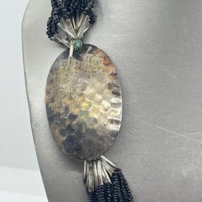 LOT 73: Unique Black Beaded Jewelry Collection