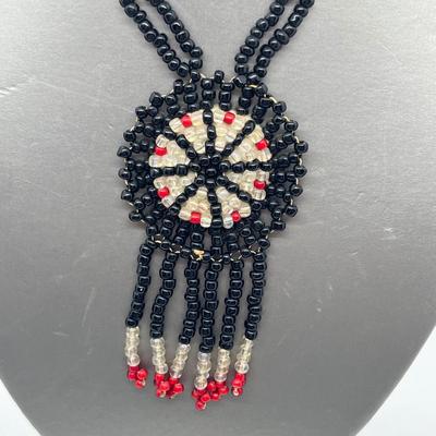 LOT 73: Unique Black Beaded Jewelry Collection