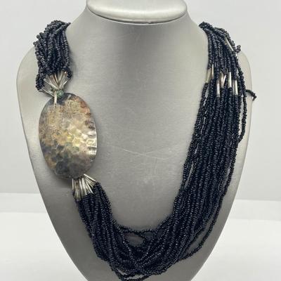 LOT 73: Unique Black Beaded Jewelry Collection