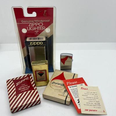 LOT 76: Vintage Lighter Collection: Zippo and More!