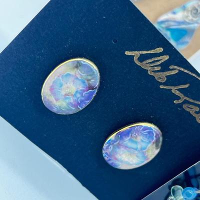 LOT 106: New In Package Jewelry Plus Unique "Colored Mud" Necklace and Earring Set