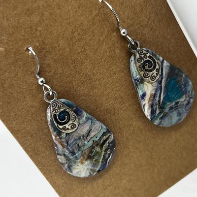 LOT 106: New In Package Jewelry Plus Unique "Colored Mud" Necklace and Earring Set