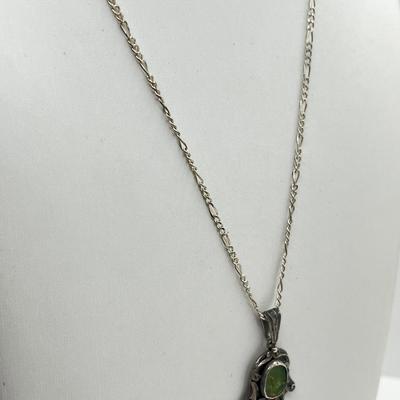 LOT 108: Arik Idan "Hamsa" Necklace Made With Roman Glass