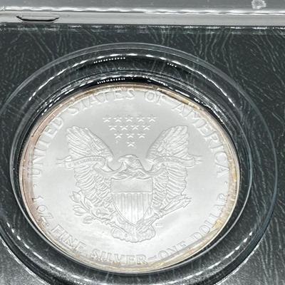 LOT 119: 2001 Silver Uncirculated Coin - 31.1 Grams