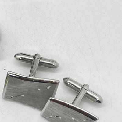 LOT 125: Artisan Cufflinks and Tie Pins Including Swank, Fun "Hot/Cold" Set and More!