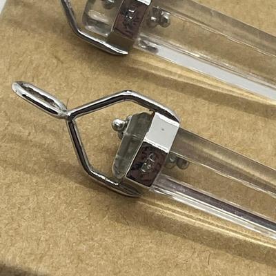 LOT 135: Two Amethyst and Quartz Crystal 925 Pendants