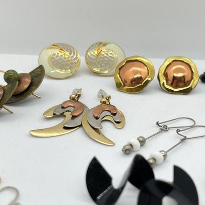 LOT 144: Unique Pierced Earring Collection