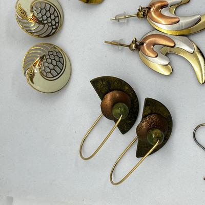 LOT 144: Unique Pierced Earring Collection