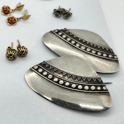 LOT 144: Unique Pierced Earring Collection