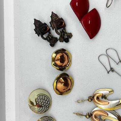LOT 144: Unique Pierced Earring Collection