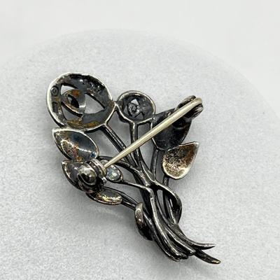 LOT 158: Sterling Silver Kit Heath Scottish Flower - 3.8 Grams