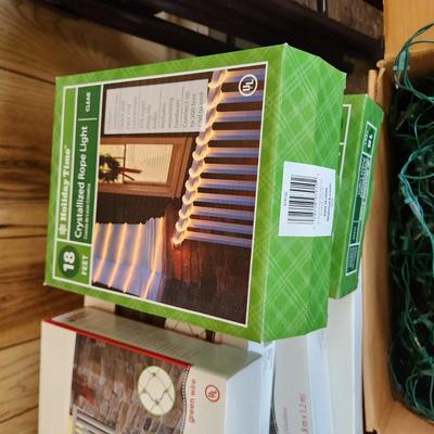 Large Lot of Christmas String & Rope Patio Party Lights