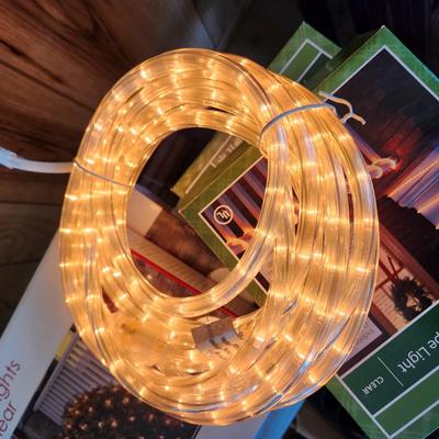 Large Lot of Christmas String & Rope Patio Party Lights