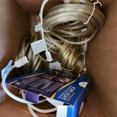 Large Lot of Christmas String & Rope Patio Party Lights