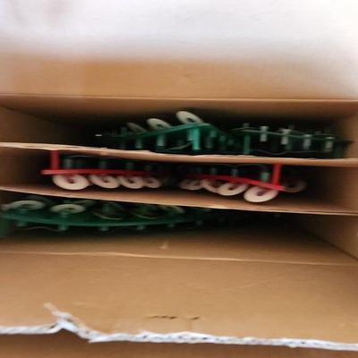 large lot of 18 Christmas Holiday Decor Lights Candy Canes Bows Snowman