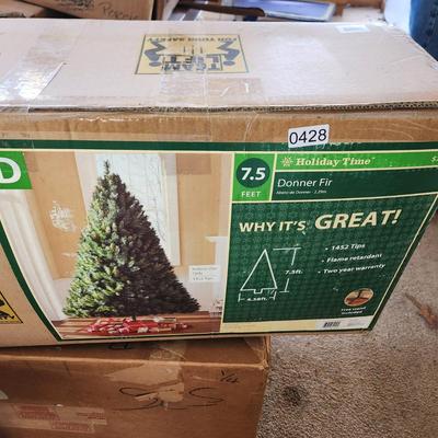 7.5 Feet Donner Fir Christmas Tree in Box