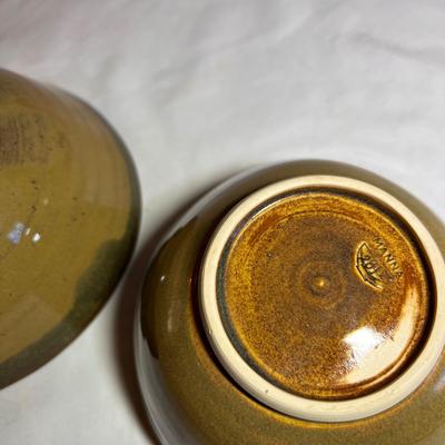 Empty Bowls, Manna & More Brown Pottery Bowls (D-RG)