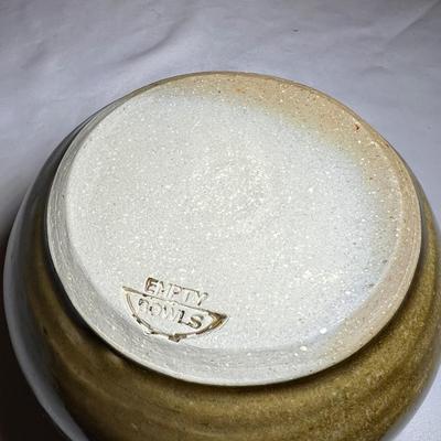Empty Bowls, Manna & More Brown Pottery Bowls (D-RG)