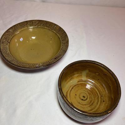 Empty Bowls, Manna & More Brown Pottery Bowls (D-RG)