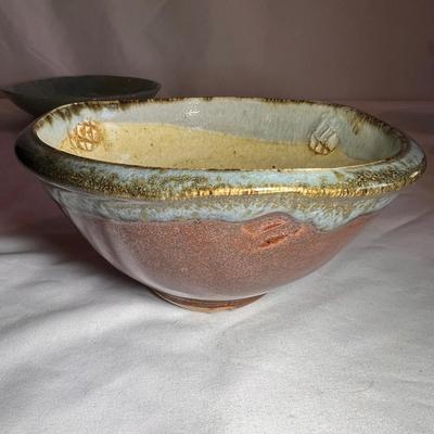 Lustrous Signed Pottery Bowls (D-RG)