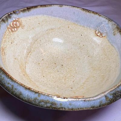 Lustrous Signed Pottery Bowls (D-RG)