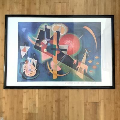 L8078 “In Blue” 1925 Poster Print by Wassily Kandinsky