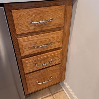 Center Fluted Cabinet Pulls (K, PBB-RG)