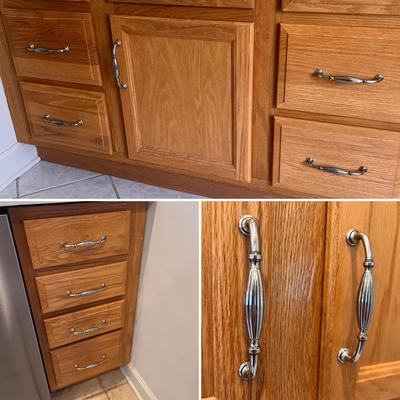 Center Fluted Cabinet Pulls (K, PBB-RG)