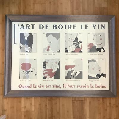 L8079 “The Art of Drinking Wine” Poster Print by Henri Martin (1920)