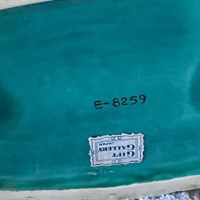 Vintage Enesco Turquoise Rooster # E-8259