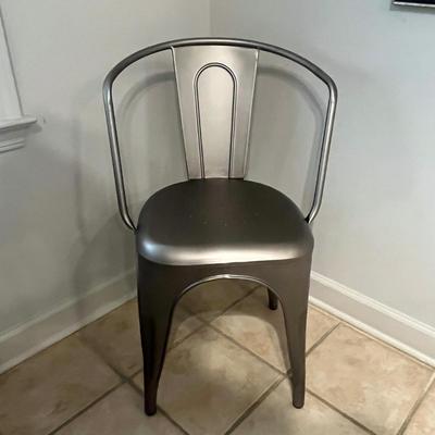 Four Restoration Hardware Metal ‘Marcel’ Armchair's (K-MG)