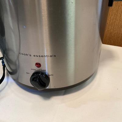 Cook’s Essentials Crock Pot w/Technique Oval Heavy Baking Dish