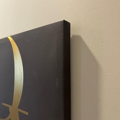 Love Framed Canvas & Peace Wall Art (PB-MG)