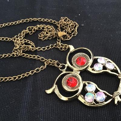 Owl Costume Necklace