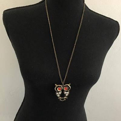 Owl Costume Necklace