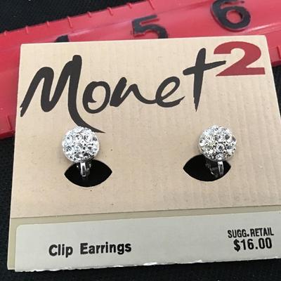 Monet Clip on Earrings