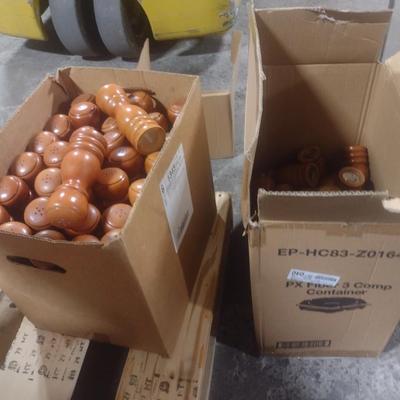Collection of Wood Turned Salt and Pepper Shakers