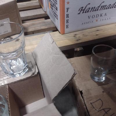 Collection of Various Sizes and Styles Barware Glasses