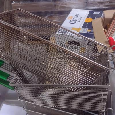 Set of Four Commercial Fryer Baskets