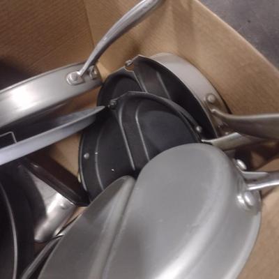 Collection of Commercial Kitchen Omelet Pans