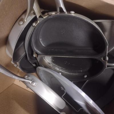 Collection of Commercial Kitchen Omelet Pans