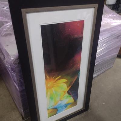 Set of Four Abstract Framed Art Prints