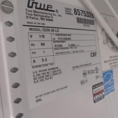 True Commercial Single Door Cooler Choice A