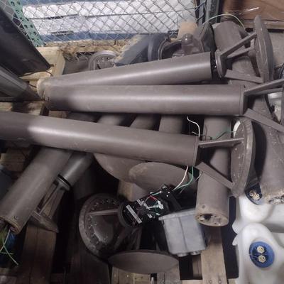 Commercial Outdoor LED Light Posts Direct Wire