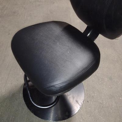 Single Choice Gary Platt Slot Machine Chair Hex Back with Chrome Base