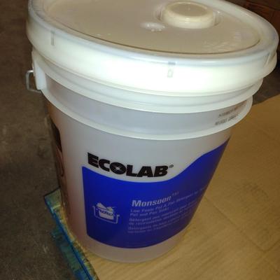 Ecolab Monsoon Pot and Pan Detergent 5 Gallon New