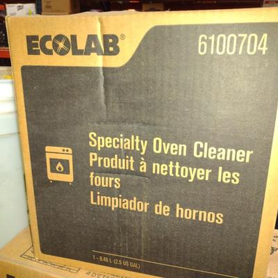 Single Box Ecolab Specialty Oven Cleaner 1-2.5 Gallon New in Box