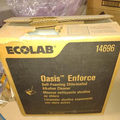 Single Box Ecolab Oasis Enforce Self-Foaming Cleaner 1-2.5 Gallon New in Box
