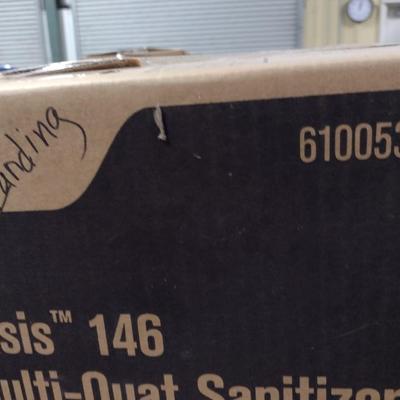 Set of 2 Boxes Ecolab Oasis 146 Multi-Quat Sanitizer Deodorizer Sanitizer 1-2.5 Gallons New in Box