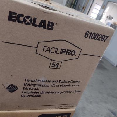 Single Box Ecolab Facilpro Peroxide Glass and Surface Cleaner 1-2.5 Gallons New in Box